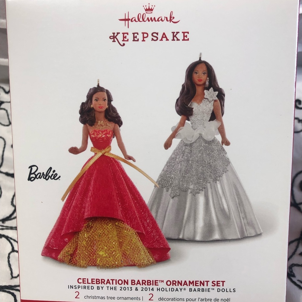 Hallmark Keepsake Barbie Celebration Set Ornament